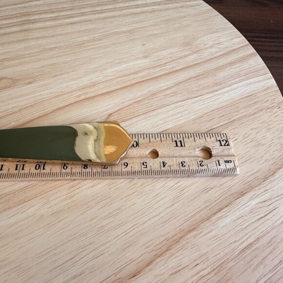 Star Of Siam Gold-Tone Serving Spoon & Fork Set With Ornate Handles - Picture 9 of 10